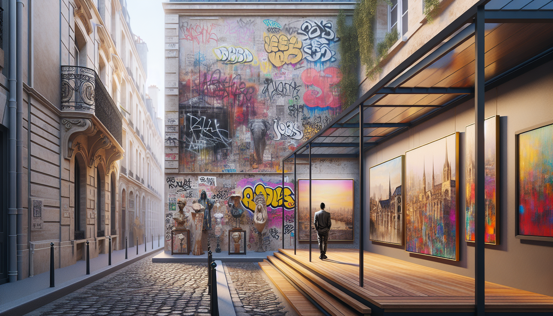 découvrez l'art urbain à travers le monde et en france, et explorez le marché de l'art avec les ventes aux enchères d'œuvres artistiques.