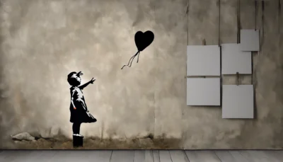 découvrez l'œuvre la plus célèbre de banksy et plongez dans l'univers de cet artiste engagé et mystérieux.