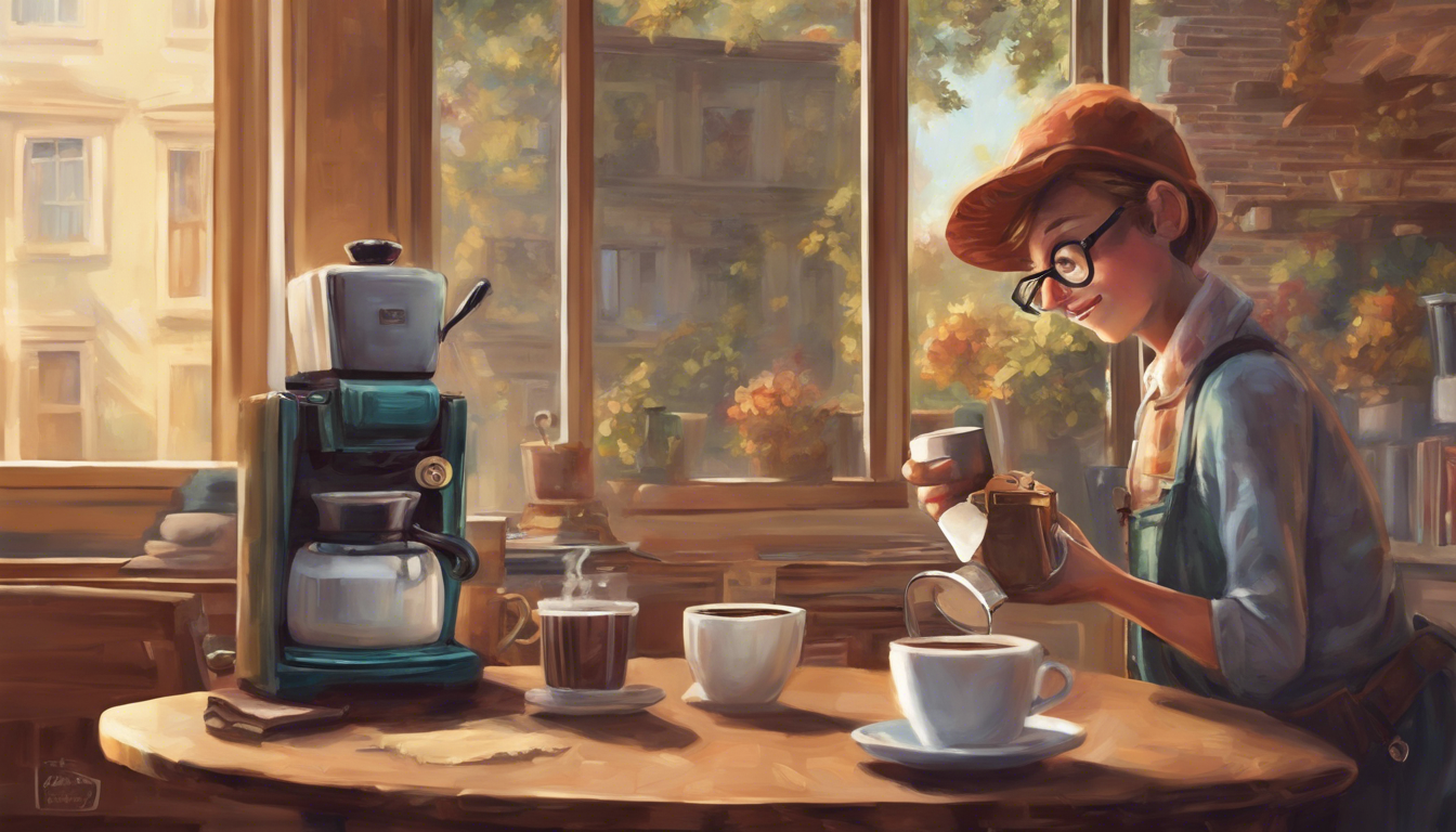 découvrez qui est le voisin secret de cet amateur de café et comment une œuvre d'art est devenue sa compagnie matinale !