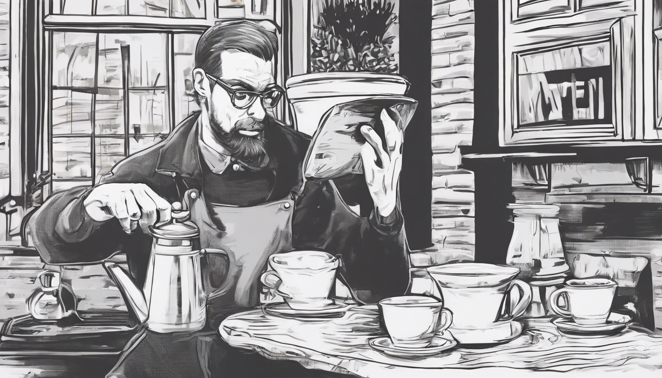 découvrez qui est le voisin secret de cet amateur de café et comment une œuvre d'art est devenue sa compagnie matinale !