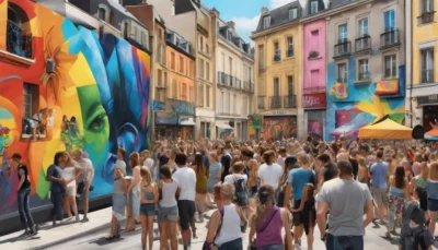 rejoignez-nous au festival des arts de rue 2024 pour une expérience inoubliable de créativité en plein air. découvrez des performances captivantes, des spectacles uniques et un espace où l'art se mêle à la vie quotidienne. plongez dans un monde coloré d'expressions artistiques et partagez des moments mémorables en famille et entre amis.